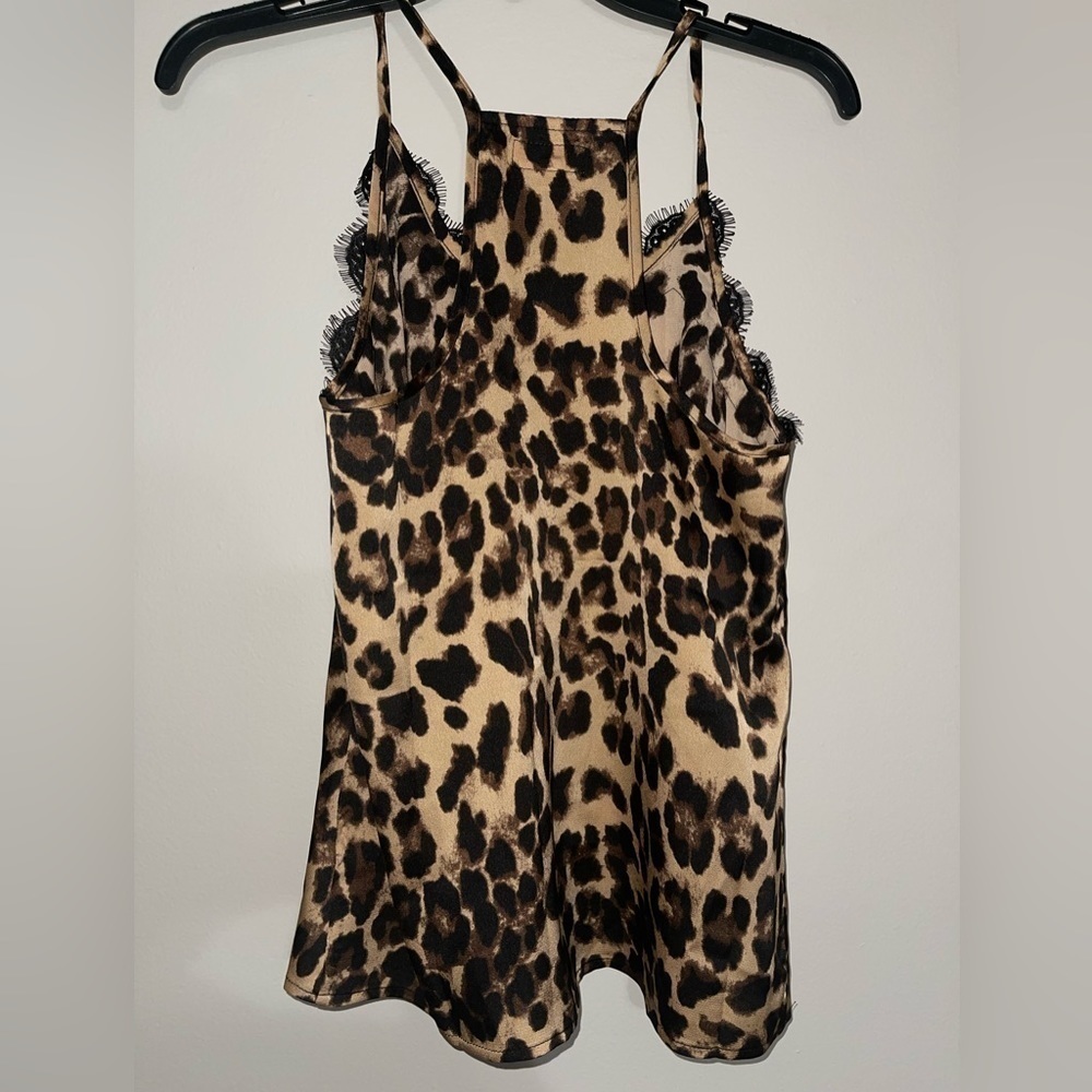 Pink Lily Cheetah Print Camisole - Picture 5 of 7
